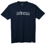 ropa educacion fisica Nixon camiseta eco-repreve con guión og azul marino/blanco 86XRT498