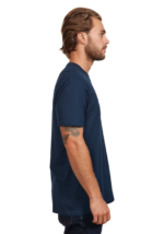 ropa educacion fisica Nixon camiseta eco-repreve con guión og azul marino/blanco 86XRT498 - Image 4