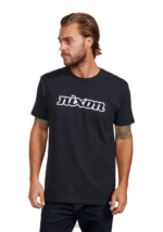 ropa educacion fisica Nixon camiseta eco-repreve con guión og blanco negro 86XRT499 - Image 3