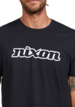 ropa educacion fisica Nixon camiseta eco-repreve con guión og blanco negro 86XRT499 - Image 6