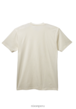 ropa educacion fisica Nixon camiseta gorrión repreve natural/rojo 86XRT496 - Image 2