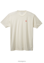 ropa educacion fisica Nixon camiseta gorrión repreve natural/rojo 86XRT496