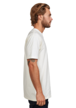 ropa educacion fisica Nixon camiseta gorrión repreve natural/rojo 86XRT496 - Image 4