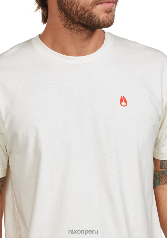 ropa educacion fisica Nixon camiseta gorrión repreve natural/rojo 86XRT496 - Image 6