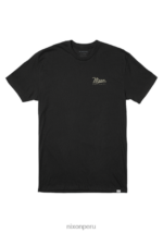 ropa educacion fisica Nixon camiseta repreve con bucles negro 86XRT508