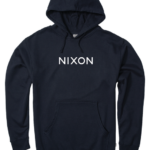 ropa educacion fisica Nixon sudadera con capucha con marca denominativa Armada 86XRT464