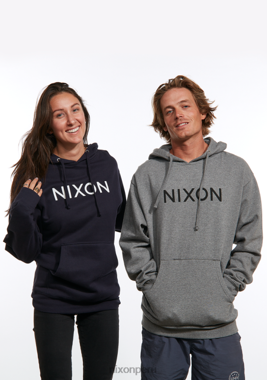 ropa educacion fisica Nixon sudadera con capucha con marca denominativa Armada 86XRT464 - Image 4