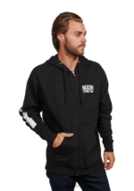 ropa educacion fisica Nixon sudadera con capucha y cremallera blanco negro 86XRT476 - Image 3