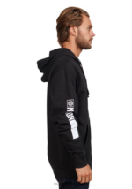 ropa educacion fisica Nixon sudadera con capucha y cremallera blanco negro 86XRT476 - Image 4