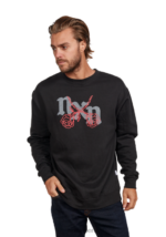 ropa educacion fisica Nixon sudadera rosas negro/rojo 86XRT474 - Image 3