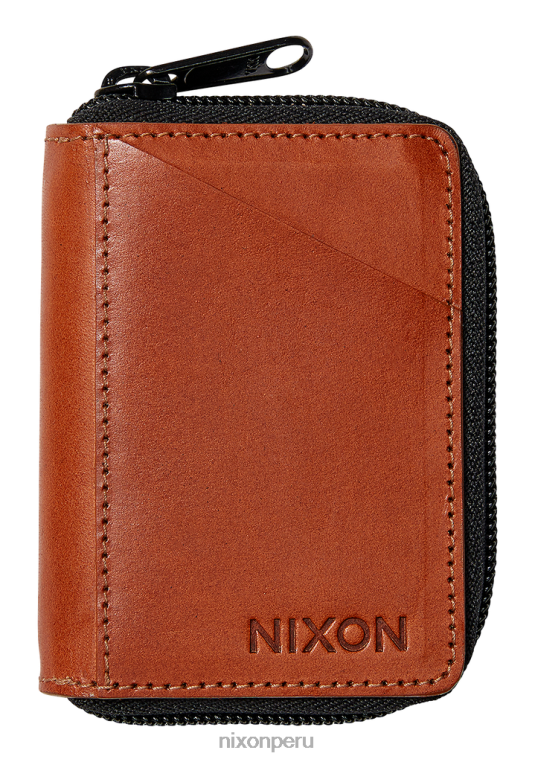 accesorios educacion fisica Nixon cartera orbit de piel con cremallera sillín 86XRT538