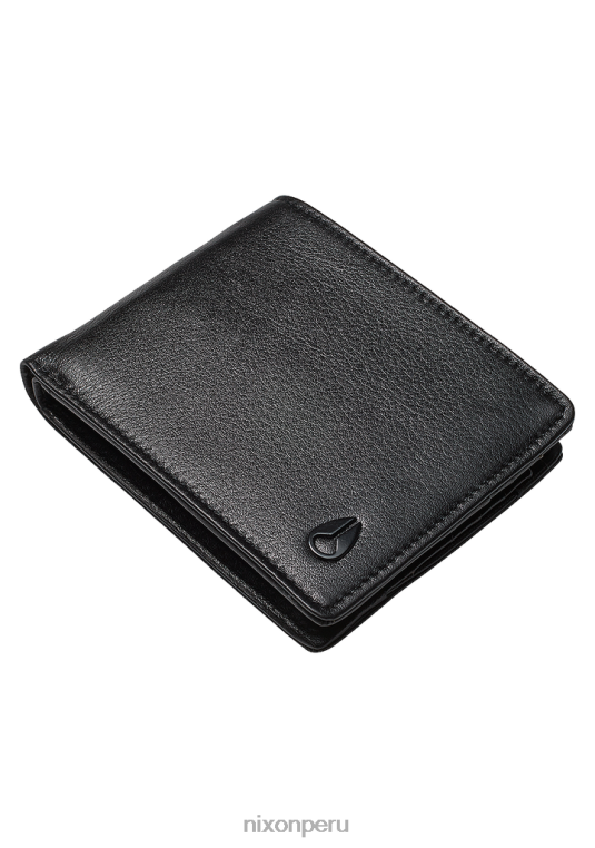 accesorios educacion fisica Nixon pasar cartera de cuero negro 86XRT522