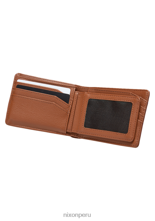 accesorios educacion fisica Nixon pase cartera de cuero vegano sillín 86XRT529