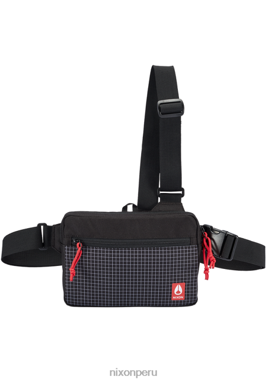 accesorios educacion fisica Nixon bolso bandido negro/rojo 86XRT322