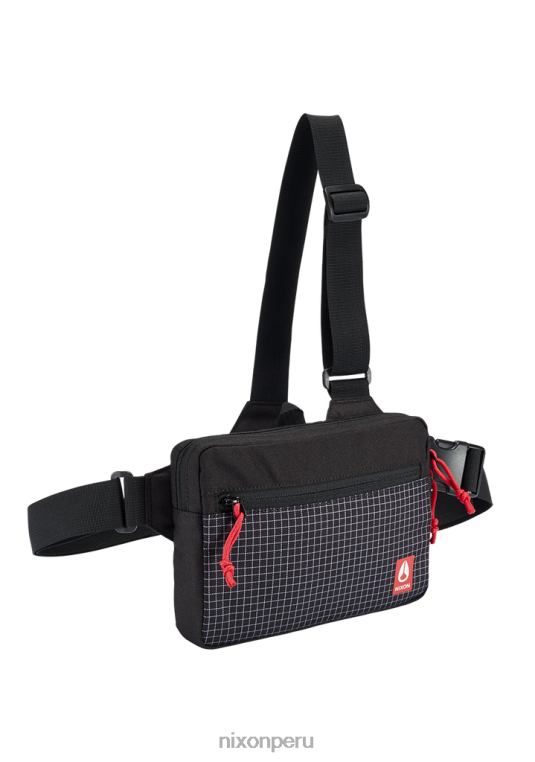 accesorios educacion fisica Nixon bolso bandido negro/rojo 86XRT322