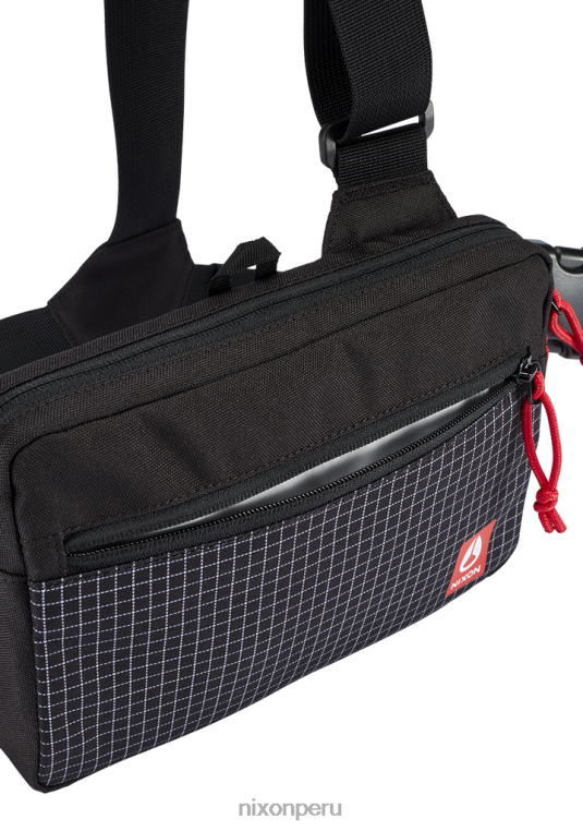 accesorios educacion fisica Nixon bolso bandido negro/rojo 86XRT322
