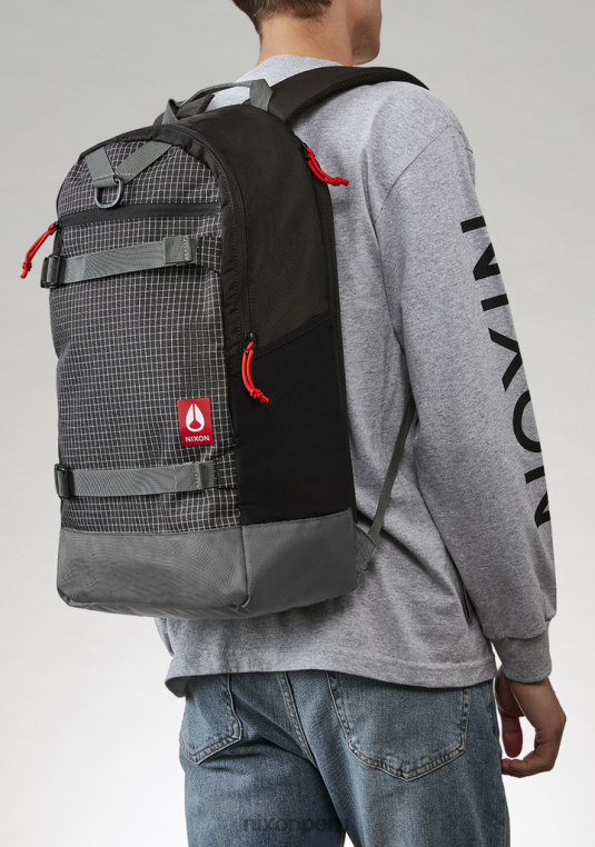 accesorios educacion fisica Nixon mochila de saqueo negro/carbón 86XRT289