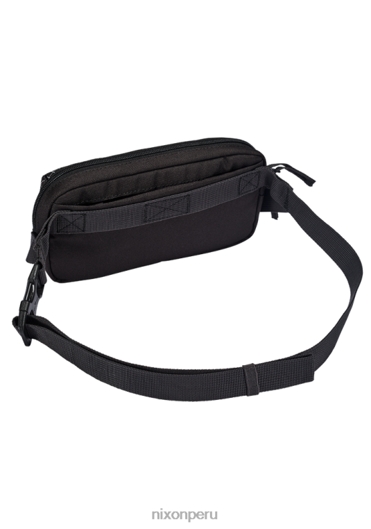 accesorios educacion fisica Nixon riñonera recortada negro/rojo 86XRT334