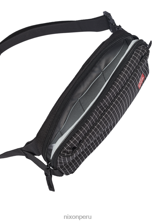 accesorios educacion fisica Nixon riñonera recortada negro/rojo 86XRT334