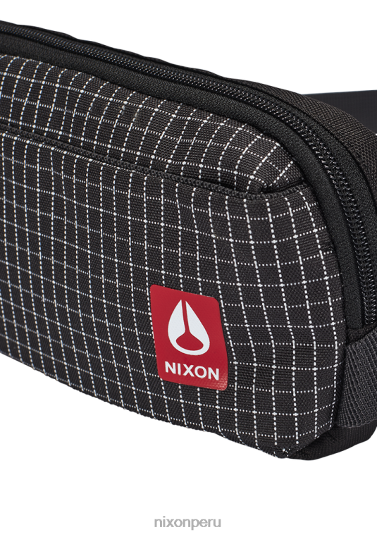 accesorios educacion fisica Nixon riñonera recortada negro/rojo 86XRT334