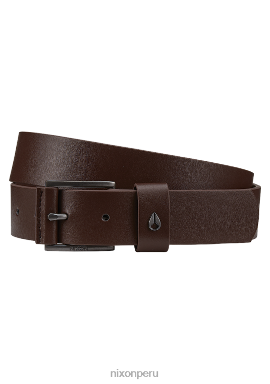 accesorios educacion fisica Nixon cinturón vegano americano marrón 86XRT553