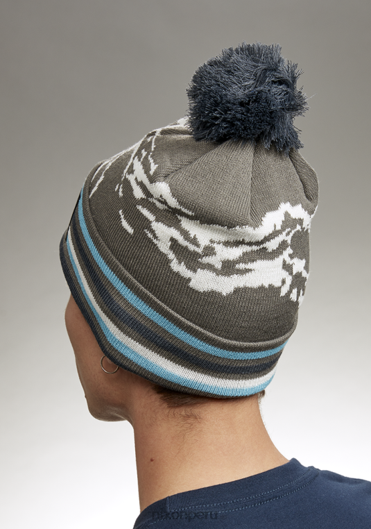 accesorios educacion fisica Nixon gorro con pompón y cresta gris/multicolor 86XRT377