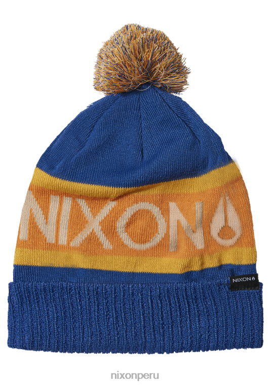 accesorios educacion fisica Nixon gorro de camionero azul/naranja 86XRT374
