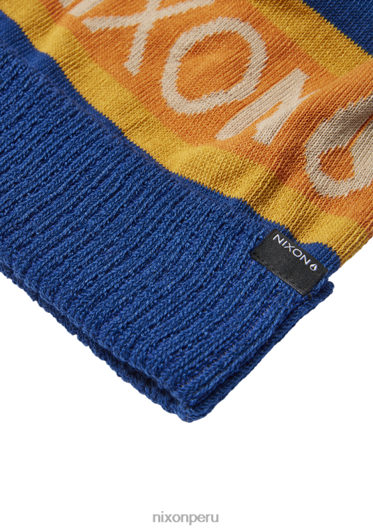 accesorios educacion fisica Nixon gorro de camionero azul/naranja 86XRT374