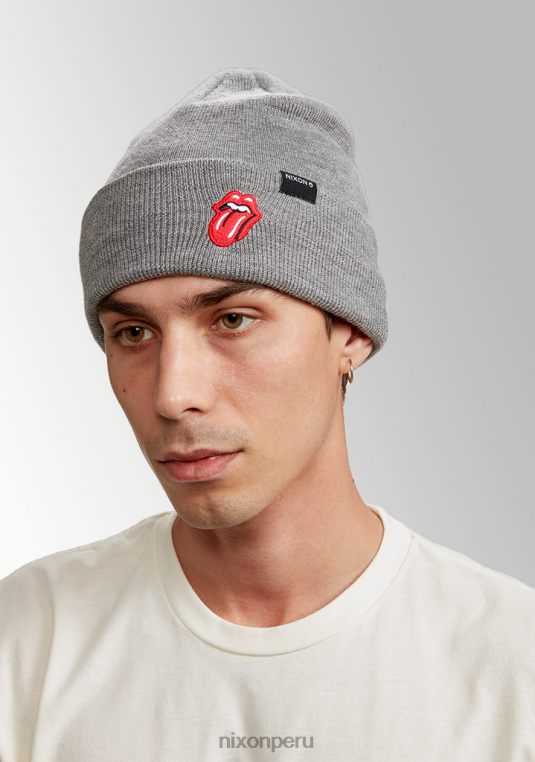 accesorios educacion fisica Nixon gorro de piedras rodantes gris jaspeado 86XRT376