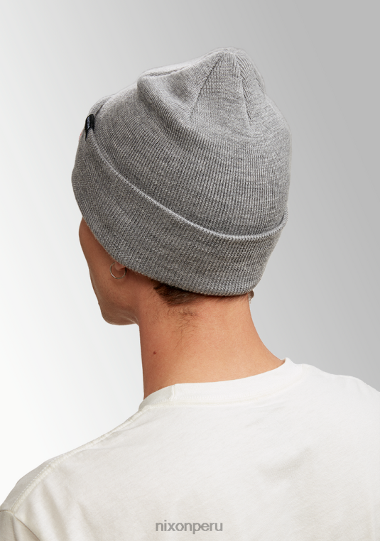 accesorios educacion fisica Nixon gorro de piedras rodantes gris jaspeado 86XRT376