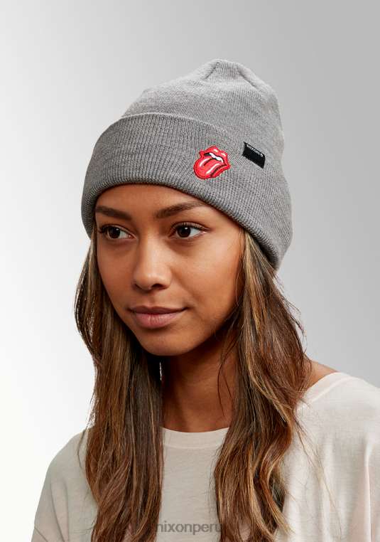 accesorios educacion fisica Nixon gorro de piedras rodantes gris jaspeado 86XRT376