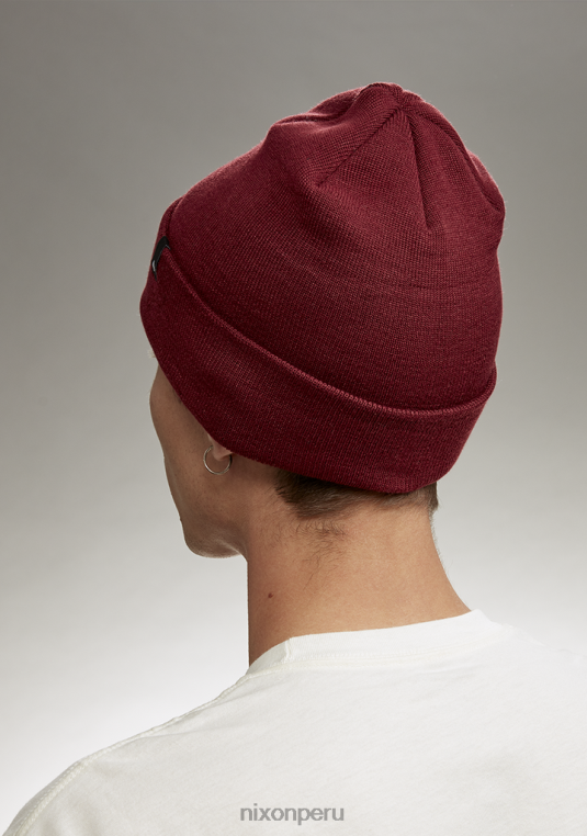 accesorios educacion fisica Nixon gorro del distrito cereza oscura 86XRT355