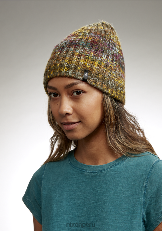 accesorios educacion fisica Nixon gorro owens verde/multicolor 86XRT363