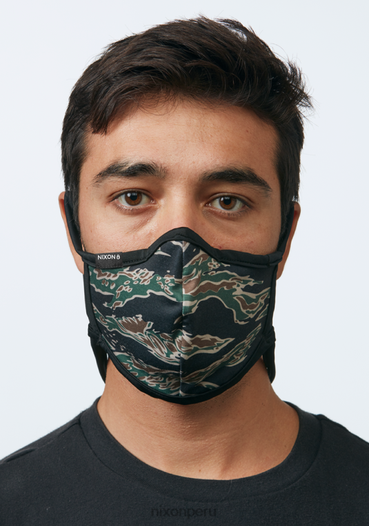 accesorios educacion fisica Nixon mascarilla facial del otro lado camuflaje tigre 86XRT567