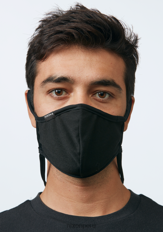 accesorios educacion fisica Nixon mascarilla facial del otro lado todo negro 86XRT565