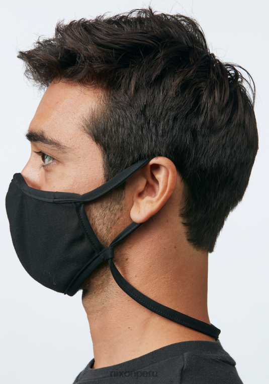 accesorios educacion fisica Nixon mascarilla facial del otro lado todo negro 86XRT565