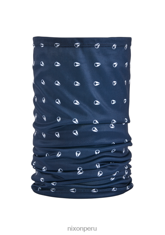 accesorios educacion fisica Nixon polaina de cuello silo azul marino/blanco 86XRT571