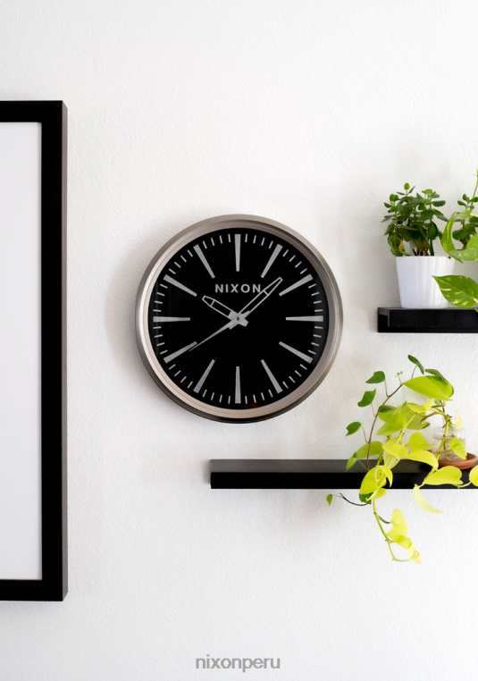 accesorios educacion fisica Nixon reloj de pared centinela negro 86XRT568