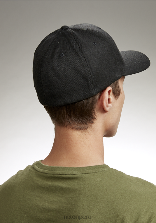 accesorios educacion fisica Nixon cambiar gorra flexfit negro/rojo 86XRT414