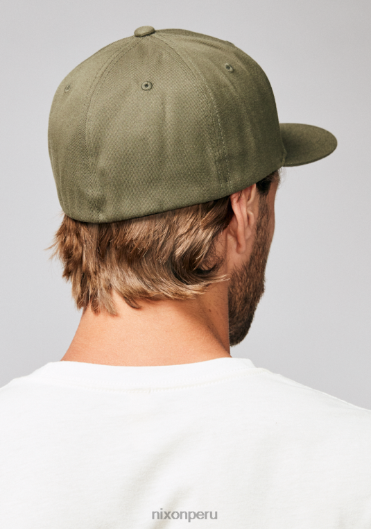 accesorios educacion fisica Nixon cambiar gorra flexfit oliva/gris pardo 86XRT413