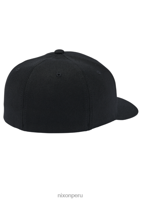 accesorios educacion fisica Nixon gorra de ajuste atlético flexfit profundo negro/rojo 86XRT401