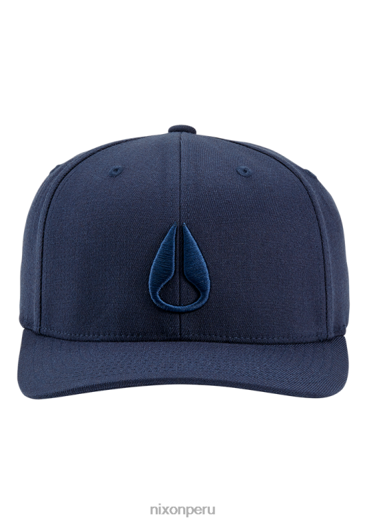 accesorios educacion fisica Nixon gorra de ajuste atlético flexfit profundo toda la marina 86XRT397