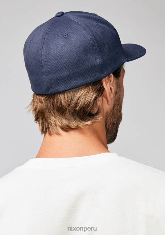 accesorios educacion fisica Nixon gorra de ajuste atlético flexfit profundo toda la marina 86XRT397