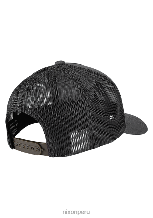 accesorios educacion fisica Nixon gorra de camionero con icono carbón/negro 86XRT442