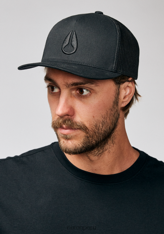 accesorios educacion fisica Nixon gorra de camionero con icono negro 86XRT443