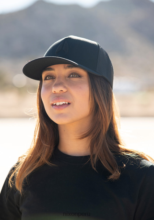 accesorios educacion fisica Nixon gorra de camionero con icono negro 86XRT443