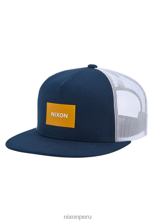 accesorios educacion fisica Nixon gorra de camionero del equipo azul medianoche/amarillo oscuro 86XRT437