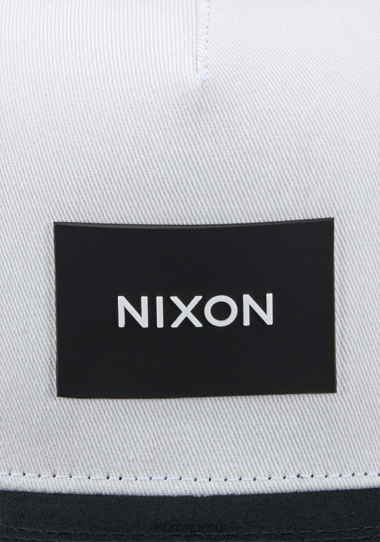 accesorios educacion fisica Nixon gorra de camionero del equipo blanco negro 86XRT441