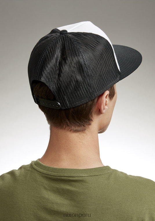 accesorios educacion fisica Nixon gorra de camionero del equipo blanco negro 86XRT441