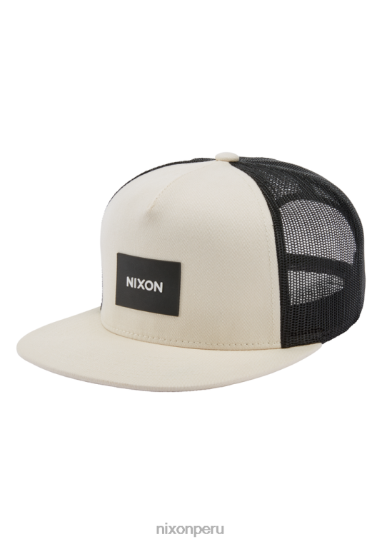 accesorios educacion fisica Nixon gorra de camionero del equipo crema/negro 86XRT440